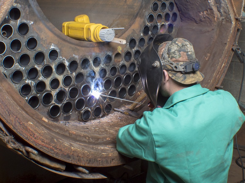 Retubing of an Industrial Boiler