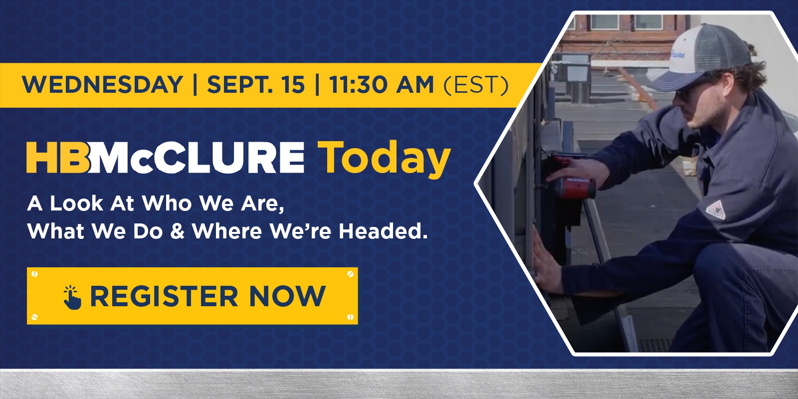 HB McClure Today inar by HB McClure August 18th