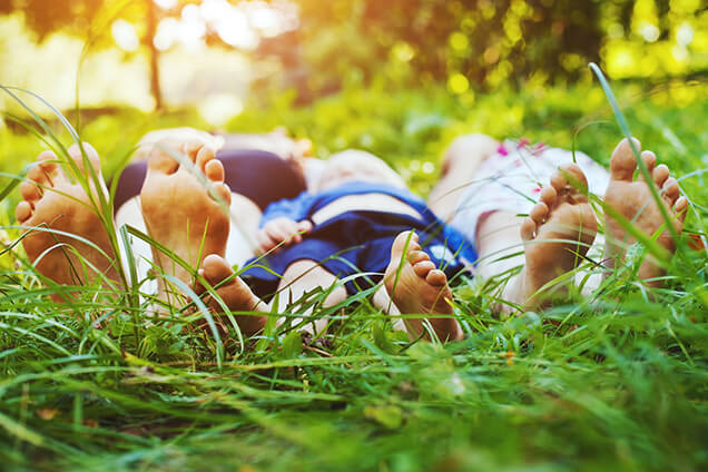 Laying on the Grass