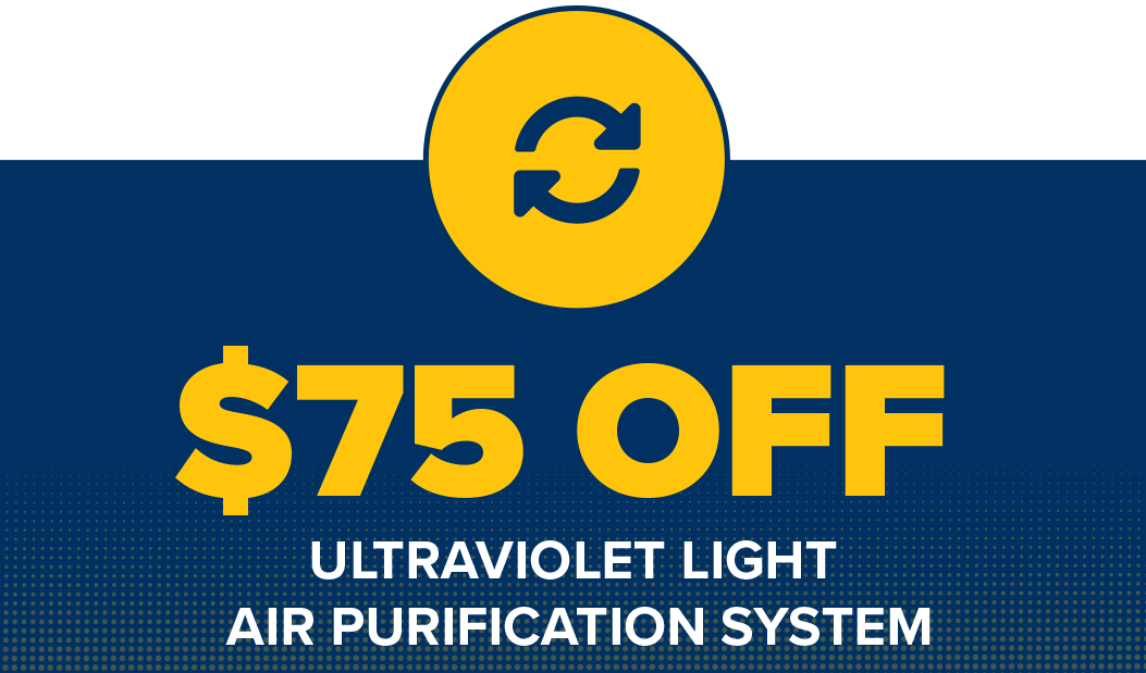 $75 OFF UV Light Air Purification System